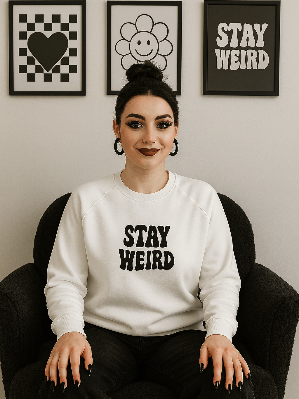 STAY WEIRD Sweater product image (2)