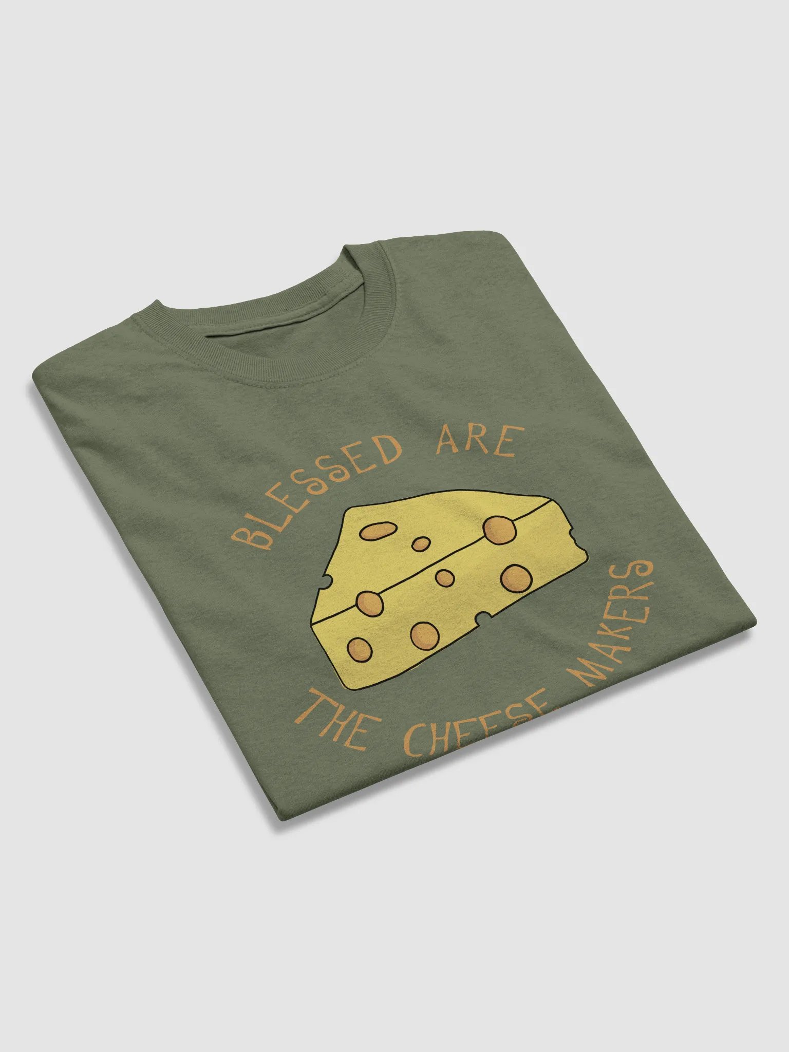 Blessed Are The Cheese Makers TeeGildan 5000 Gildan Heavyweight T-Shirt product image (3)