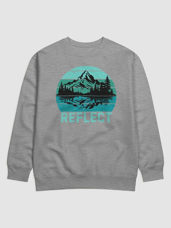 Reflect Vintage Sunset Mountain Lake Forest Sweatshirt product image (8)