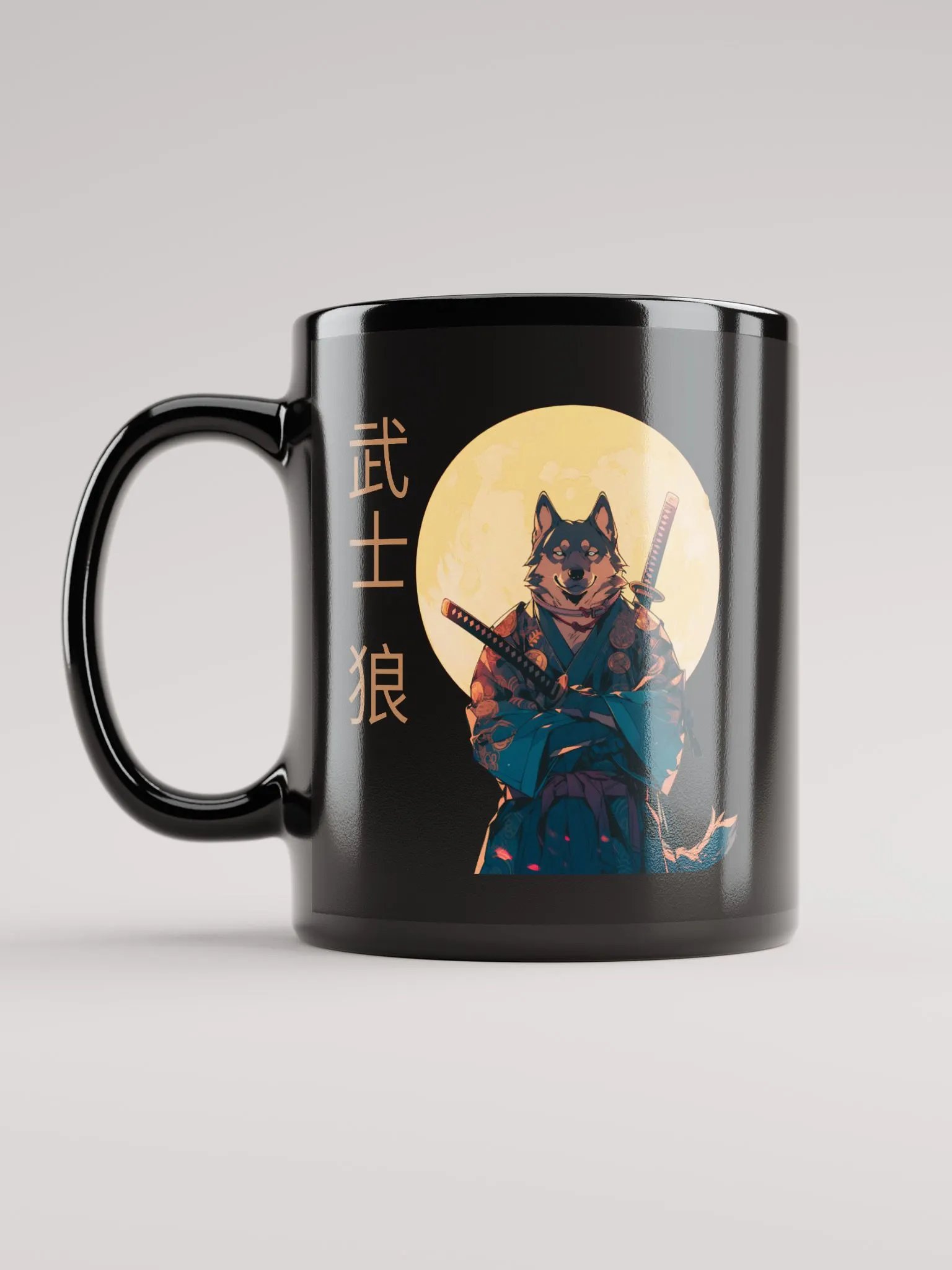 Samurai Wolf Japanese Okami Anime product image (6)
