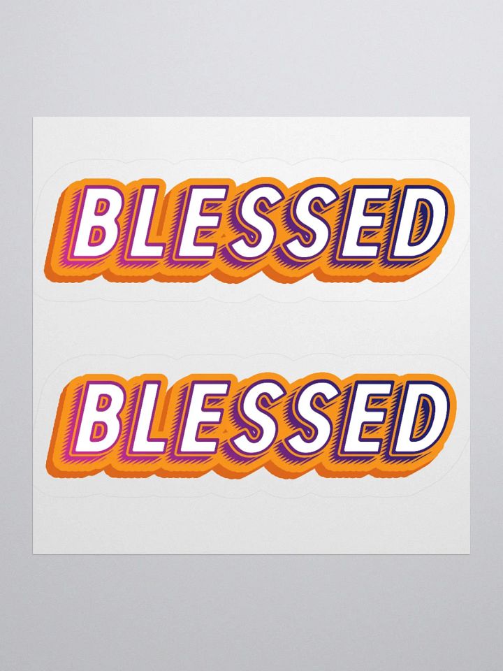 BLESSED - Kiss Cut Stickers product image (1)