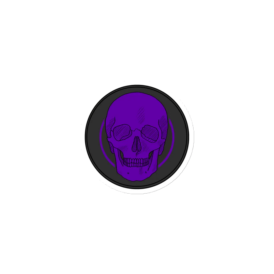 Purple skull magnet product image (1)