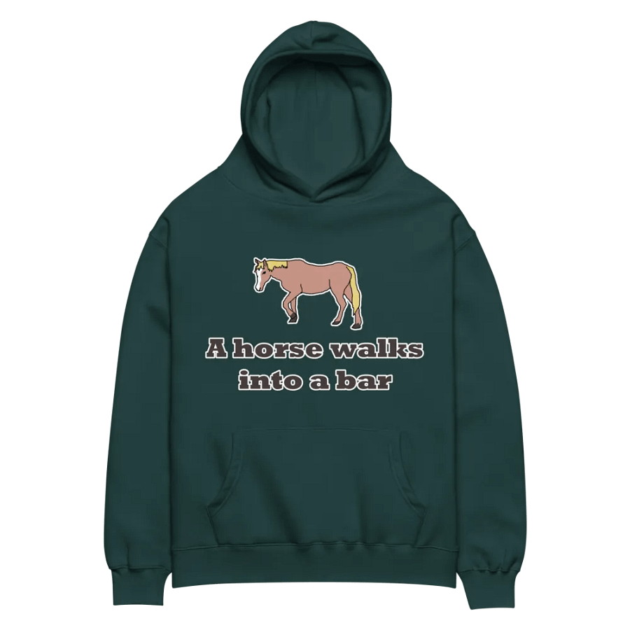 A Horse Is Slapped Onto A Hoodie product image (2)