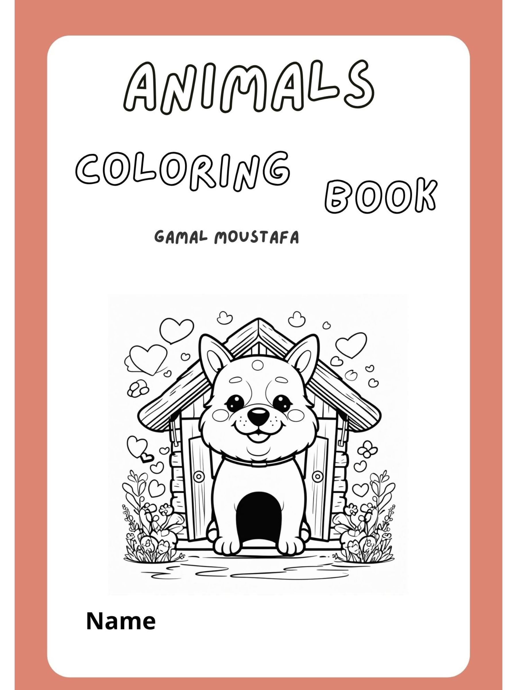 New Digital Product"My Magic Animals Coloring Book: Fun and Easy Pictures for Kids Ages 3-5" product image (1)