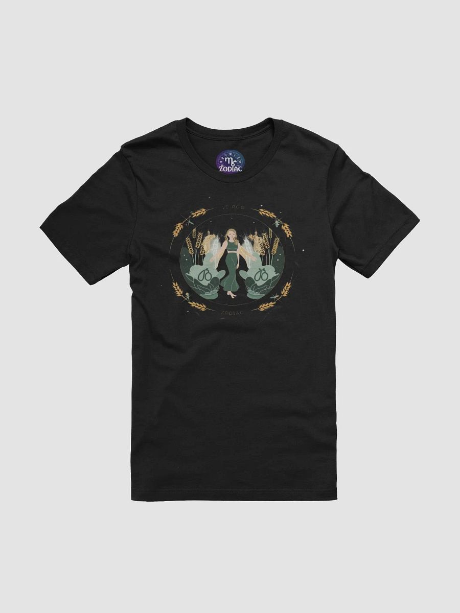 Virgo Zodiac Unisex T-Shirt - Supersoft Cotton with Unique Astrology Design product image (3)