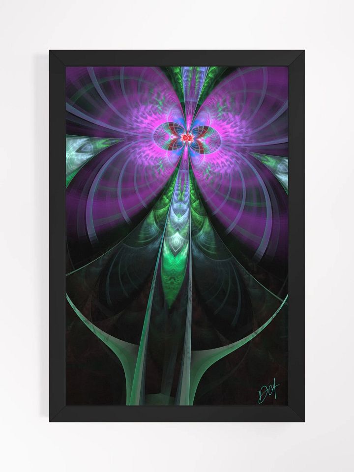 Purple Schmetterling Soul - Framed Matte Poster product image (1)
