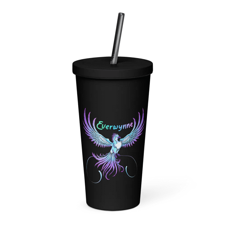 EverPhoenix Insulated Tumbler w/ a Straw product image (1)