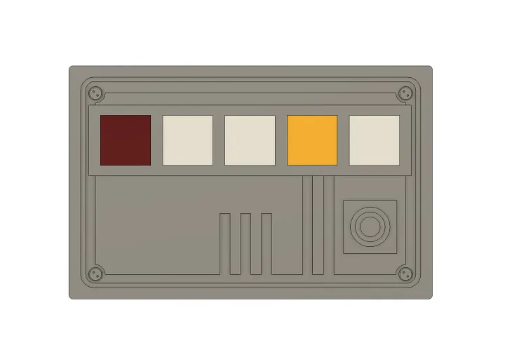 Star Wars Galaxy's Edge Control Panel V5 3D Model product image (1)