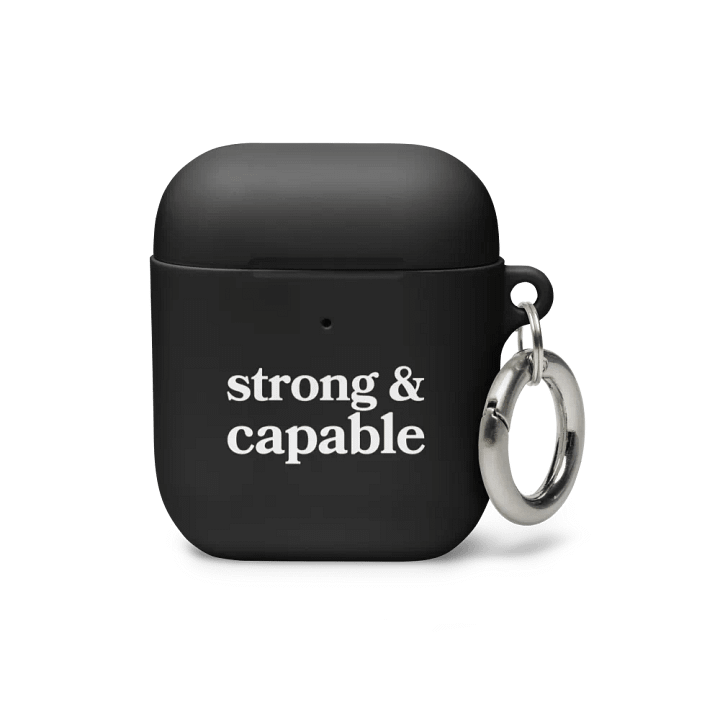 Strong & Capable Airpods Case product image (1)