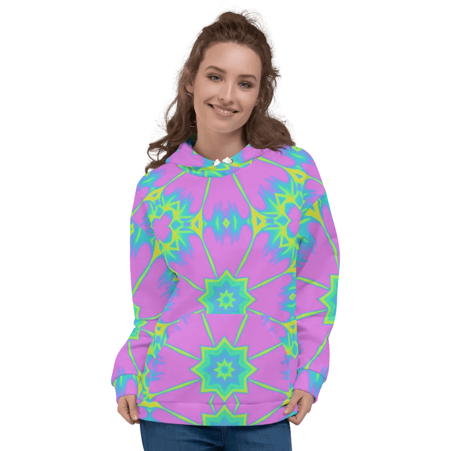 Kaleidoscopic Harmony Unisex Hoodie product image (3)