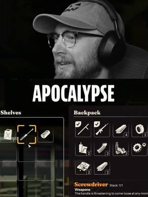 I'm anti-screwdriver gang in the APOCALYPSE 🪛 A loose handle on any small weapon would be an issue when facing the undead, but why is the screwdriver handle always loose. Awe, hell! NAW! 😅🤣 #zombies #intothedeadourdarkestdays 