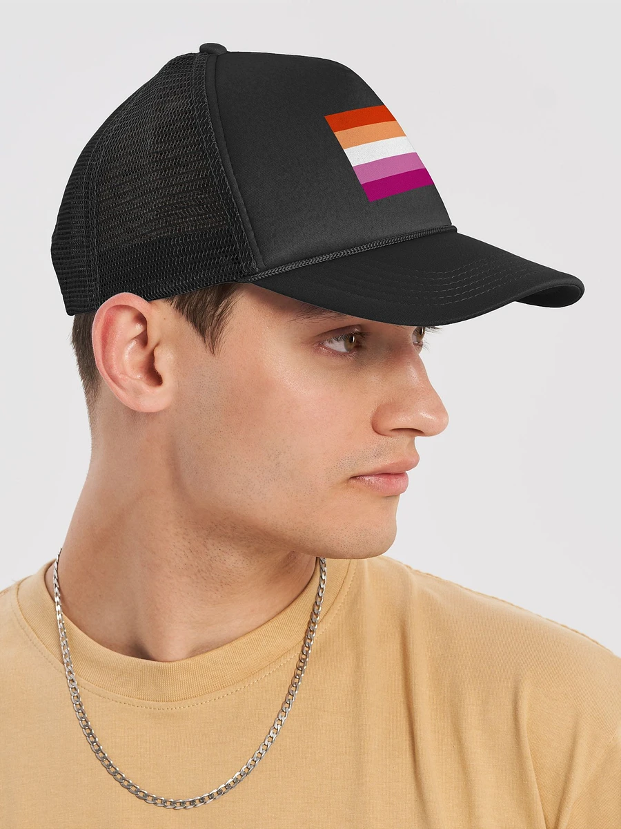 Lesbian Pride Flag - Foam Trucker Hat product image (6)