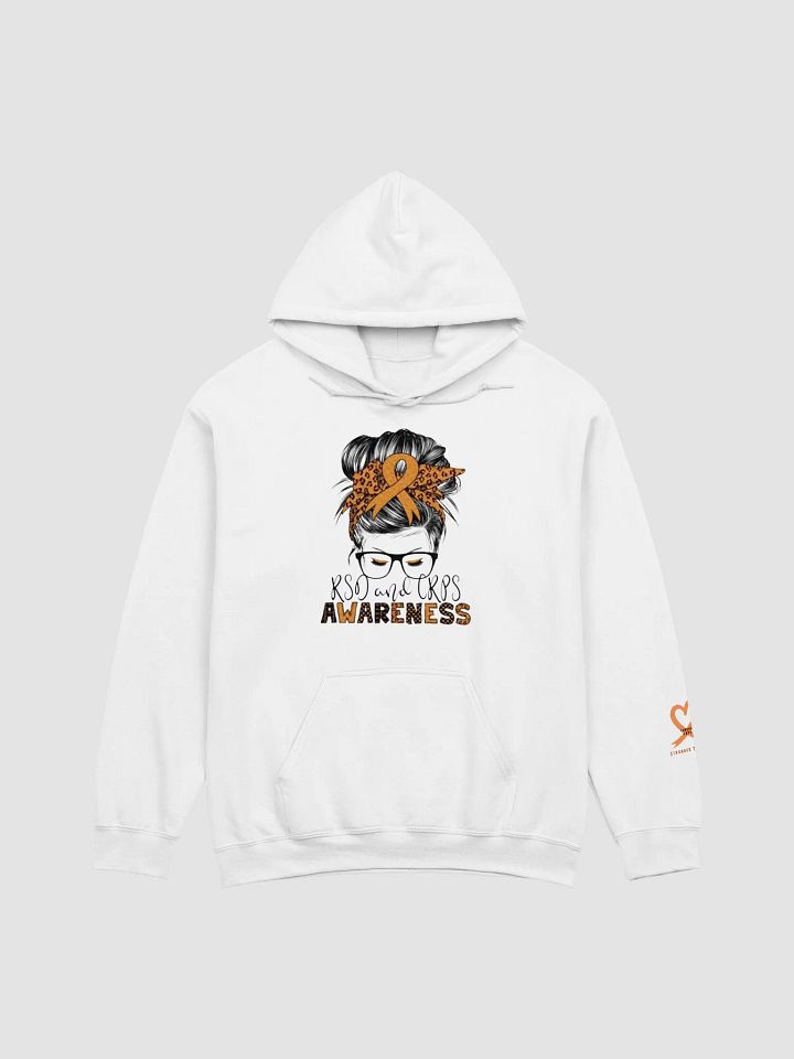 Messy bun RSD and CRPS Awareness Hoodie product image (1)