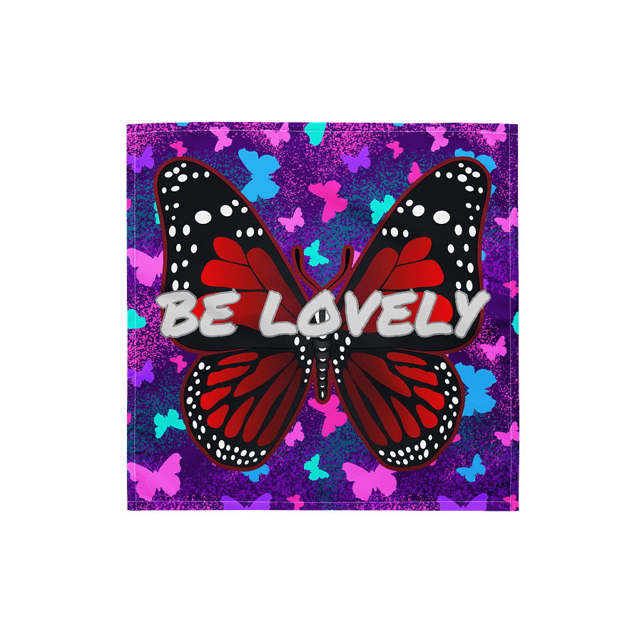 Be Lovely Butterfly All-Over Bandana product image (1)