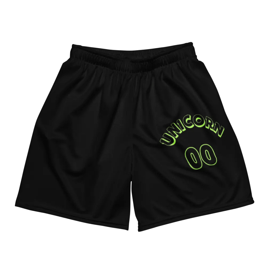 Neon Glow UNICORN '00' Mesh Shorts product image (2)