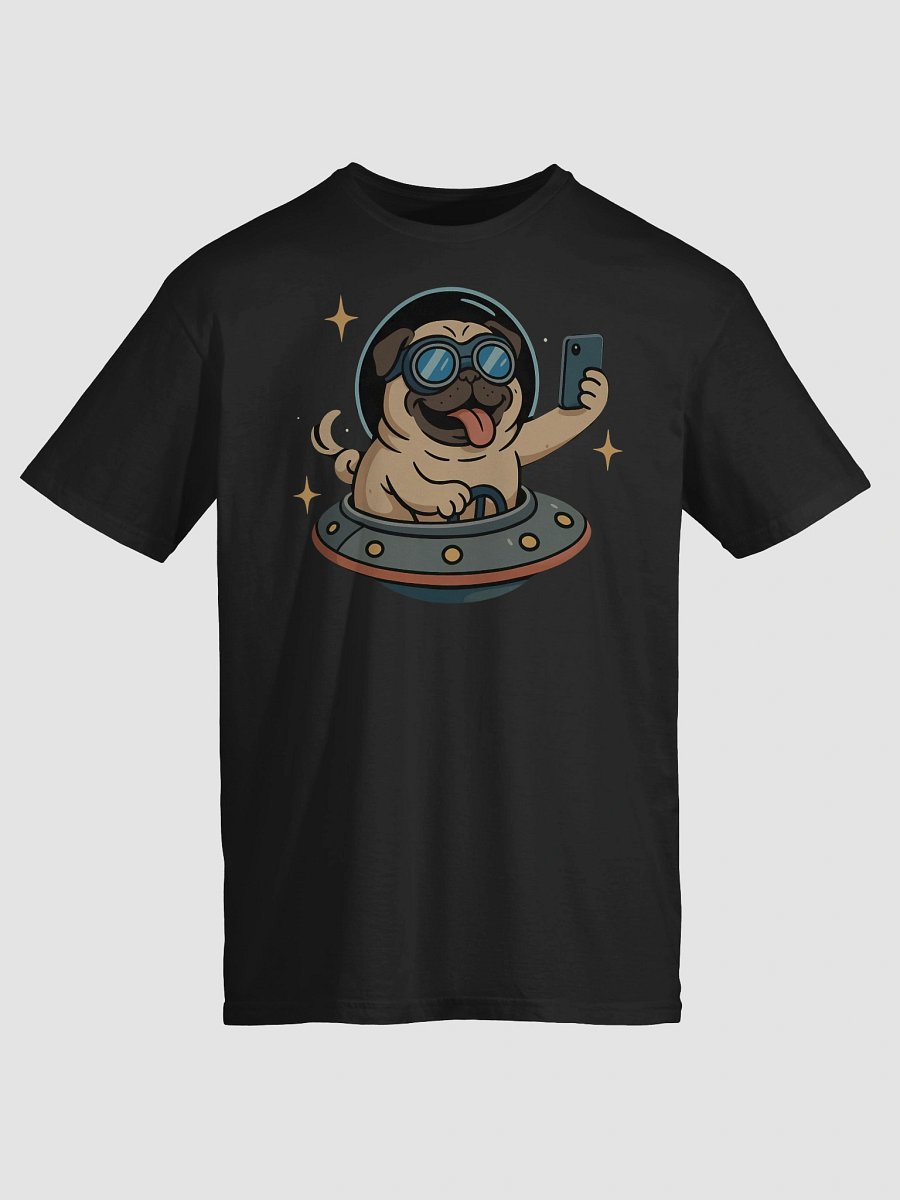 Pug in The Space Tee product image (13)