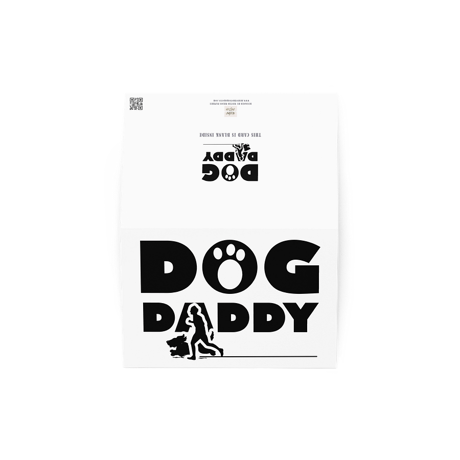 Dog Daddy Birthday or Father's Day Card product image (3)