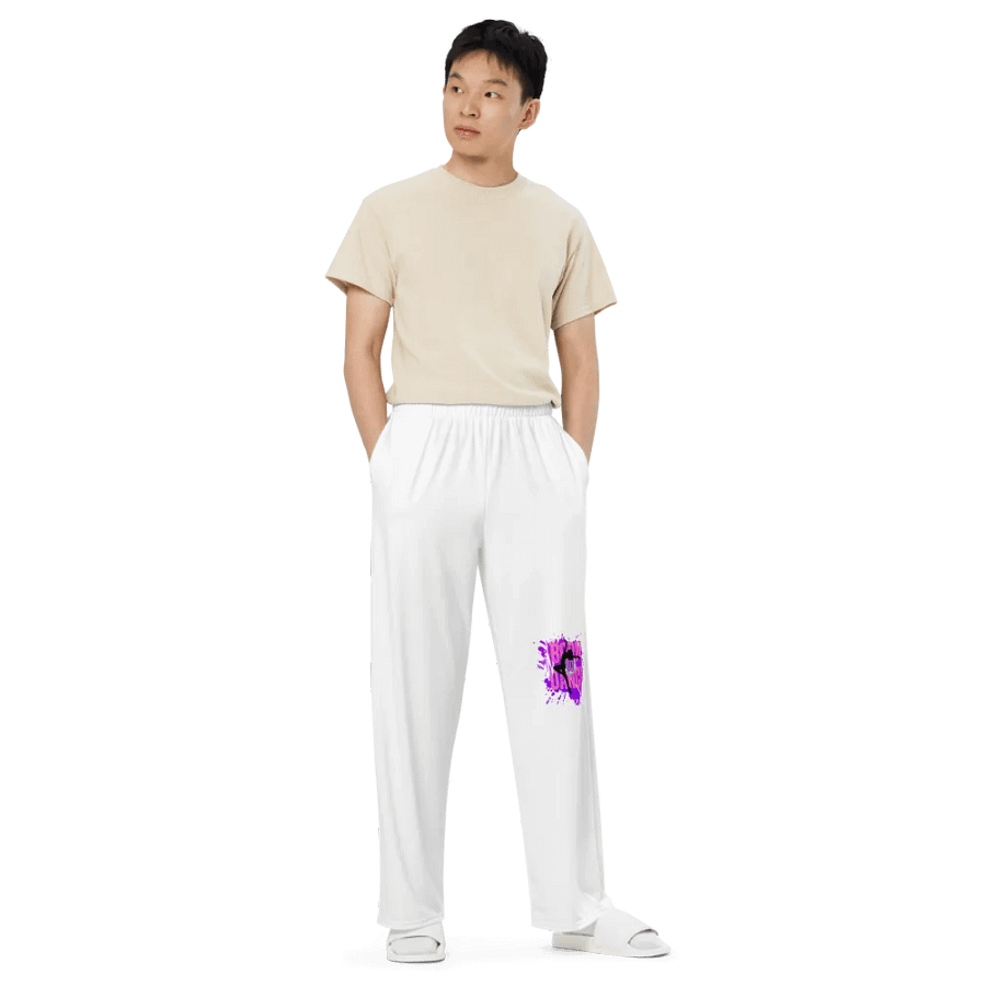 Born to Dance Her Silhouette Rhythm Splatter Wide-Leg Pants product image (6)