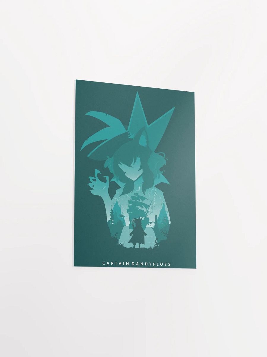 Captain Dandyfloss Silhouette Poster product image (3)
