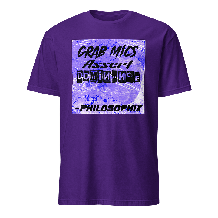 Grab Mics Assert Dominance Shirt Purple product image (1)