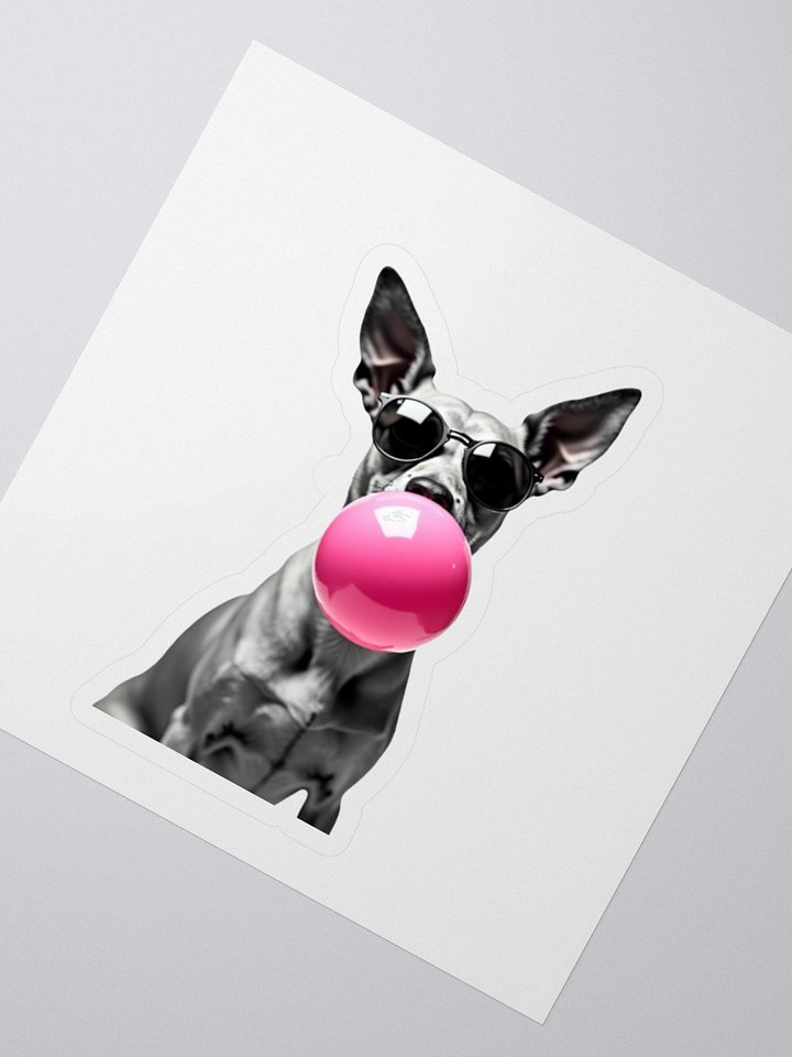 Bubblegum Potcake Sticker product image (2)