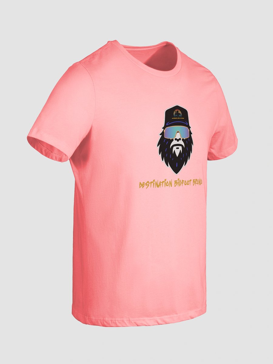 Destination Bigfoot Bronco Bigfoot Logo Bella+Canvas Women's Supersoft Relaxed-fit T-Shirt (Pink) product image (8)