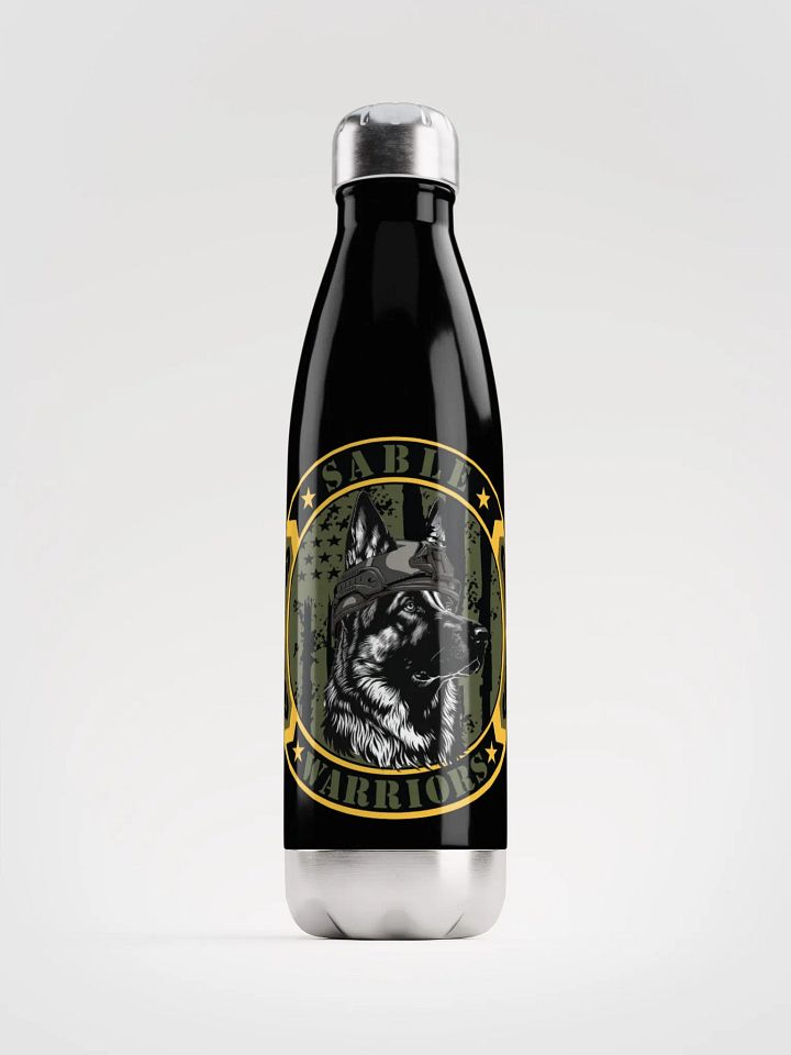Sable Warriors Veteran Service Dog Water Bottle: Helps Pair Veterans With A Service Dog product image (1)