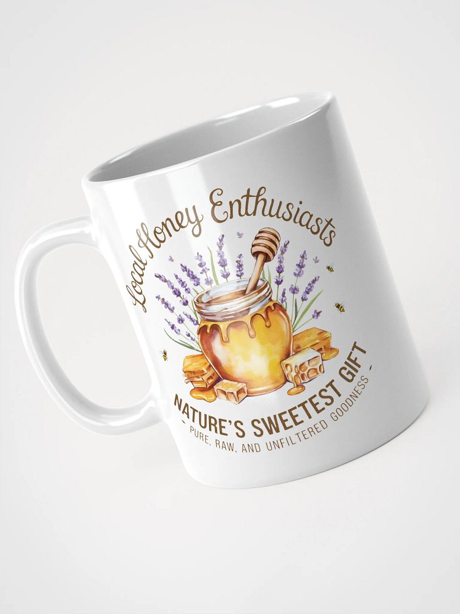 Local Honey Enthusiasts White Glossy Mug product image (8)
