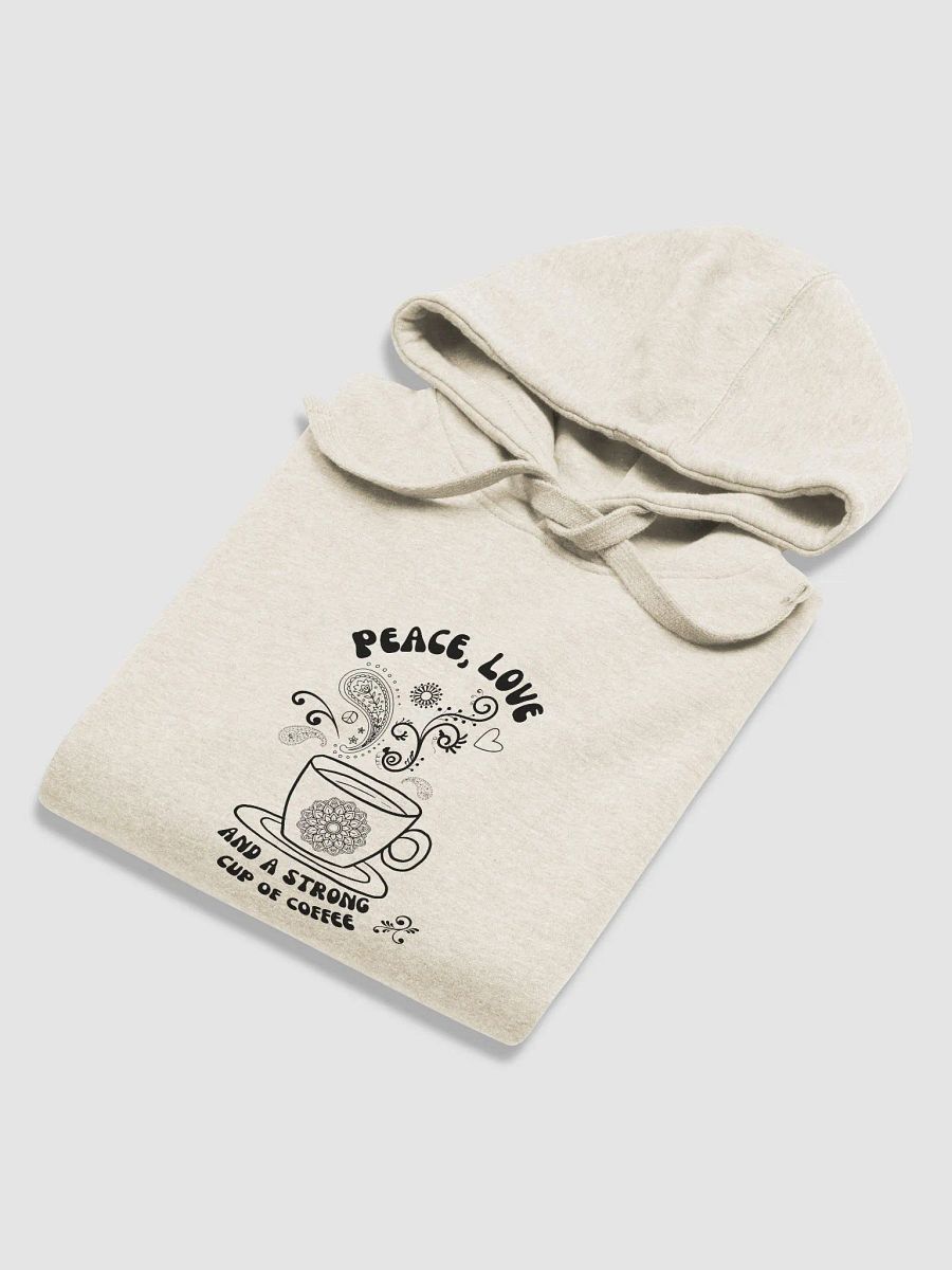 Peace, Love, and Coffee Vibes Hoodie product image (30)