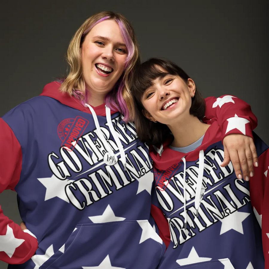 Governed By Criminals - USA - Recycled Unisex Hoodie product image (8)