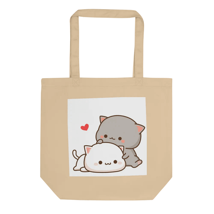 Purrfect Love Eco-Friendly Tote Bag product image (1)