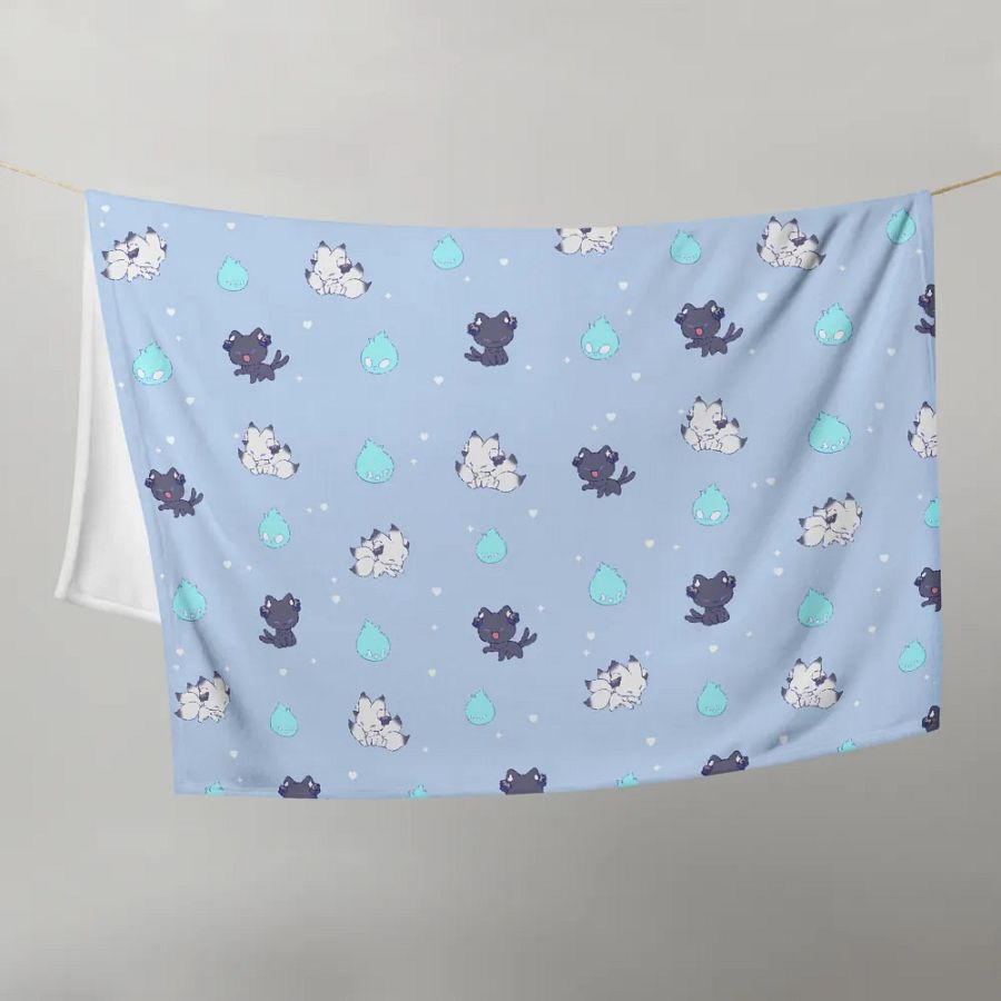 meiya, meinya & wisps blanket (blue) product image (9)