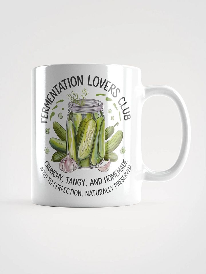 Fermentation Lovers Club White Glossy Mug product image (1)