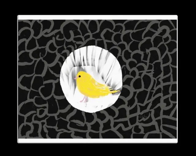 We CC folks know this all to well. #fyp #canary #coalmine #mask #queerartist 