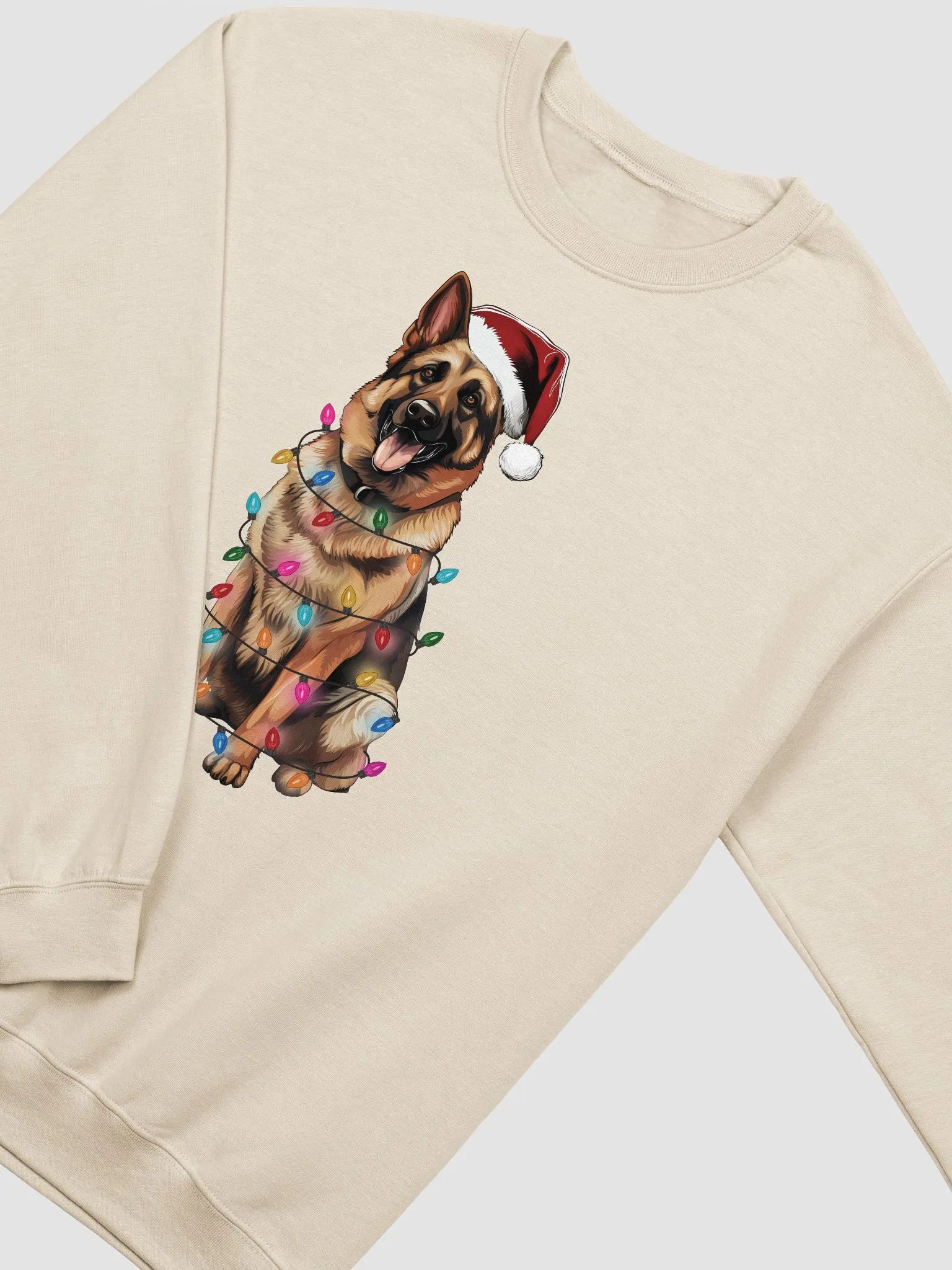 Funny German Shepherd Christmas Sweatshirt for GSD Paw-rents product image (19)