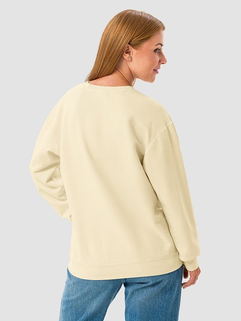 Photo showing Comfort Colors Unisex Garment-Dyed Fleece Crewneck Sweatshir