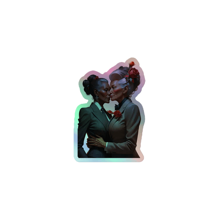 In Love and In Suits LGBTQ+ Holo Sticker product image (1)