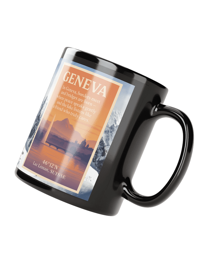 🇨🇭 Geneva Mug — Where the World Meets for Coffee product image (2)