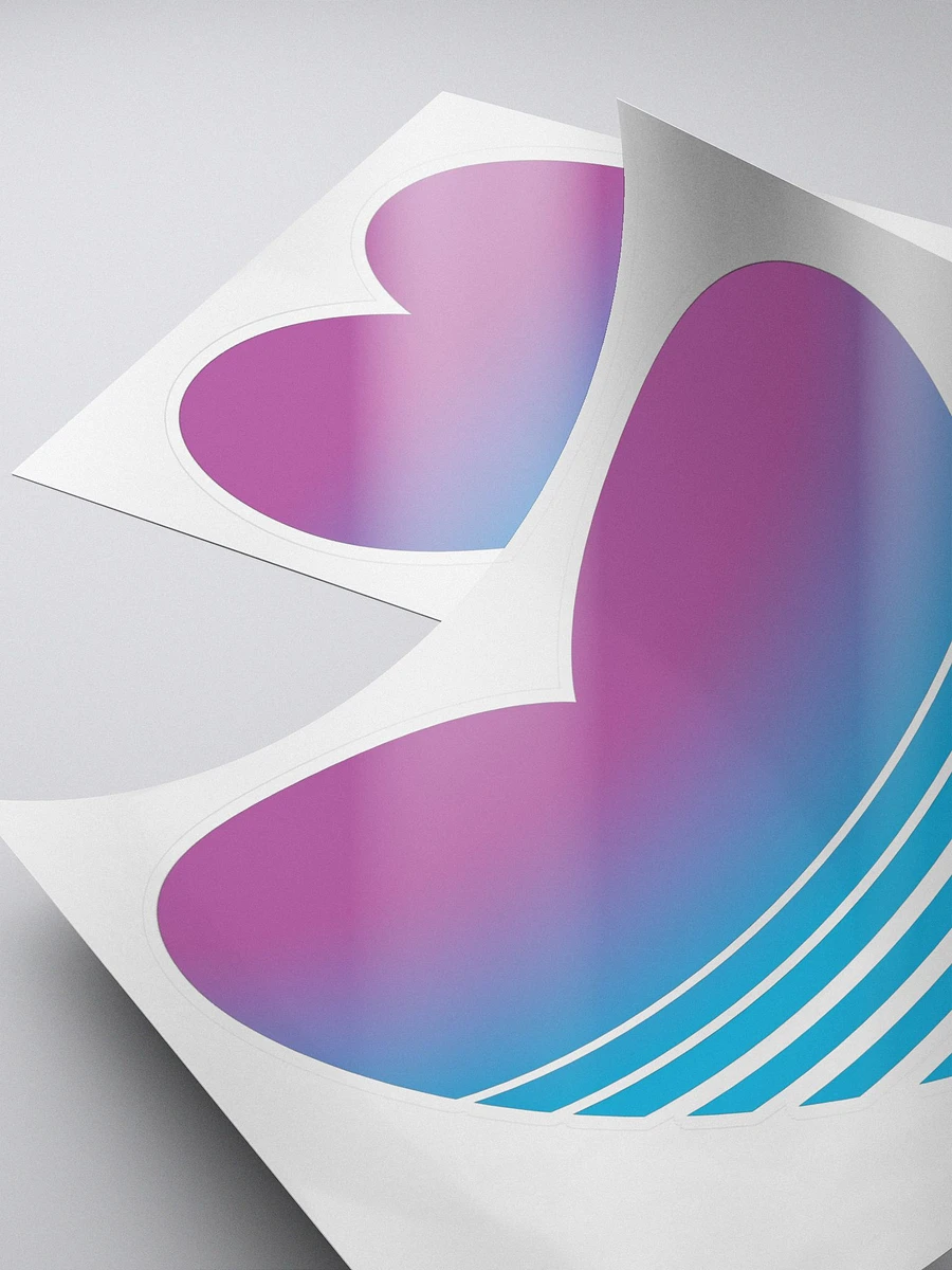 Vaporwave Heart Sticker product image (4)