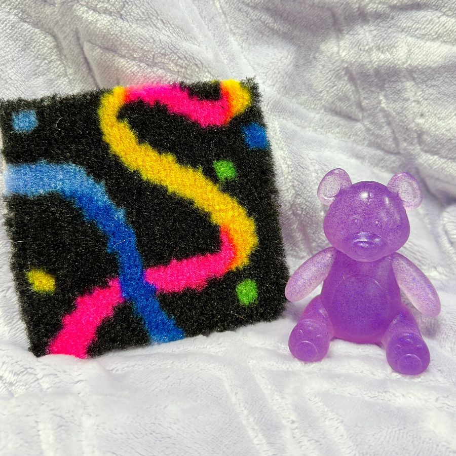 LIMITED RELEASE Glitter Purple Bear Figurine product image (3)