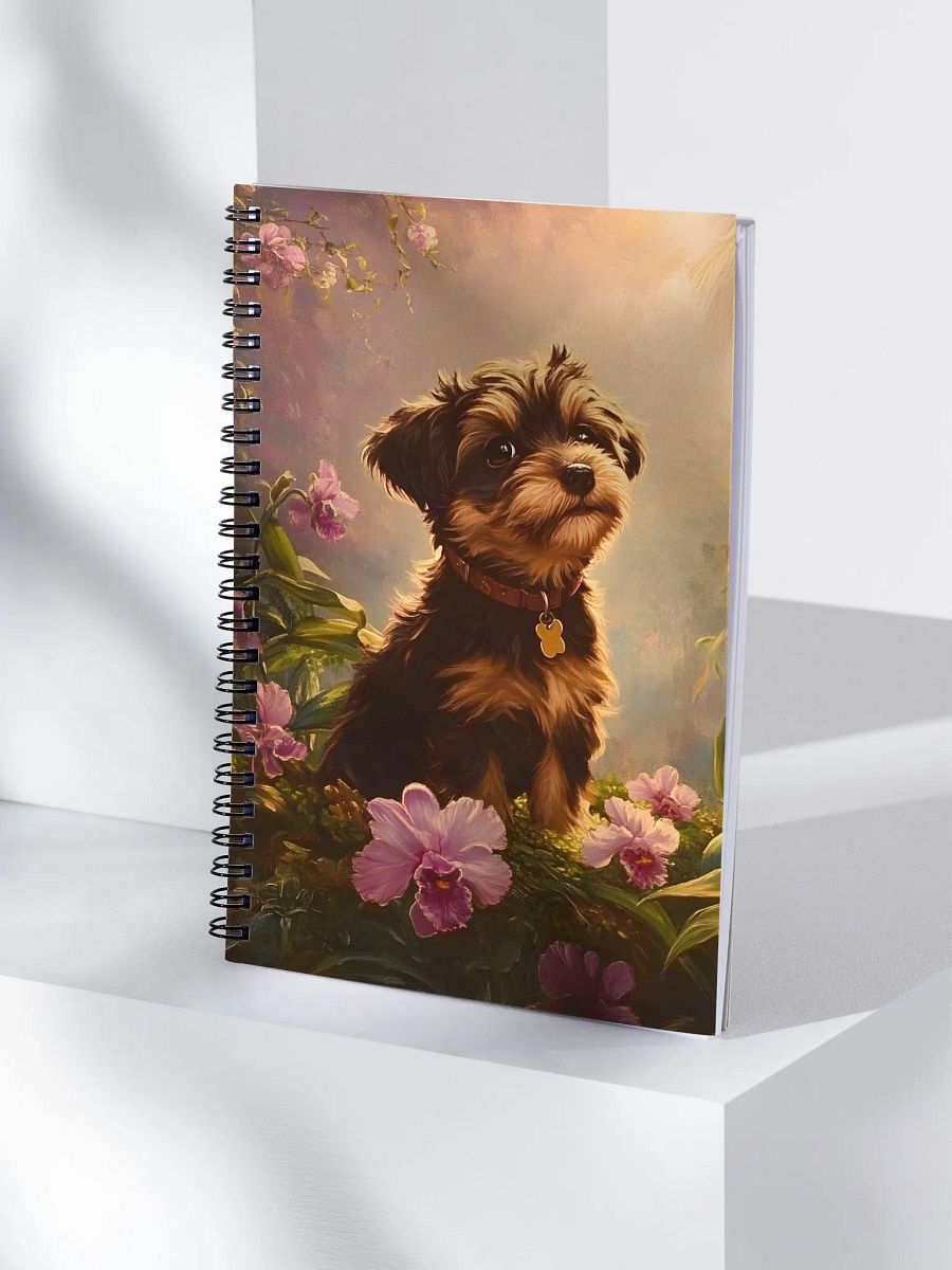 Orchid Canine Spiral Notebook product image (4)
