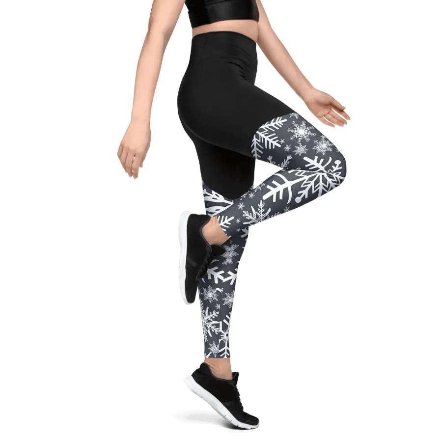 Snowflake Women’s Sports Leggings product image (10)
