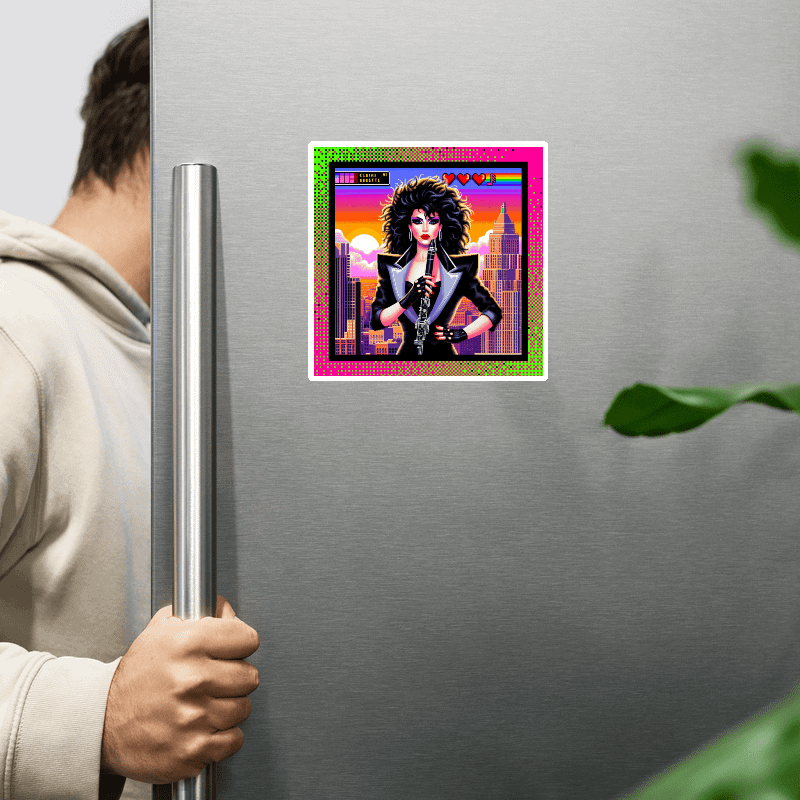 Eight-Bit Claire Magnet product image (3)