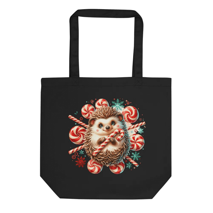 Eco-Friendly Totoe Bag - Christmas Baby Hedgehog product image (2)