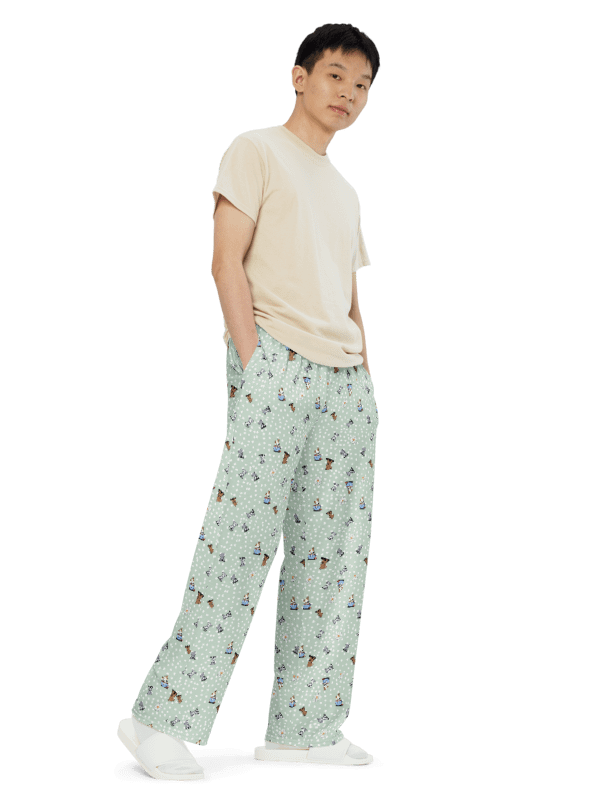 Pit Bull Party Wide-Leg Pants product image (6)