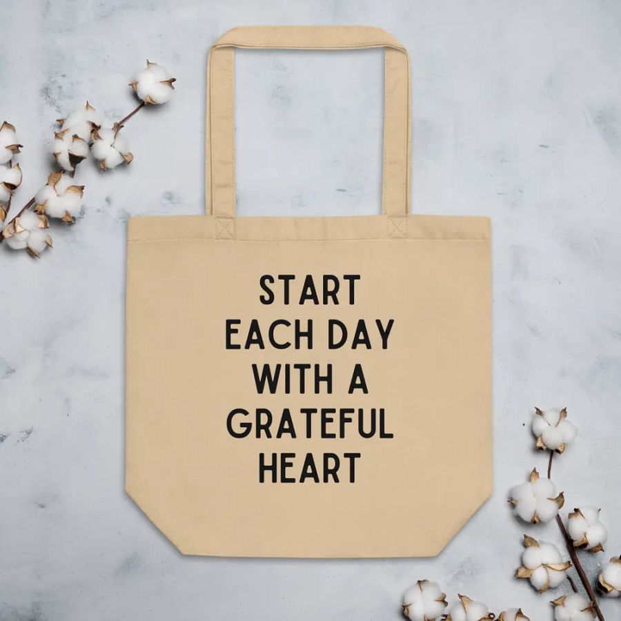 Start Each Day With A Grateful Heart Tote Bag product image (4)