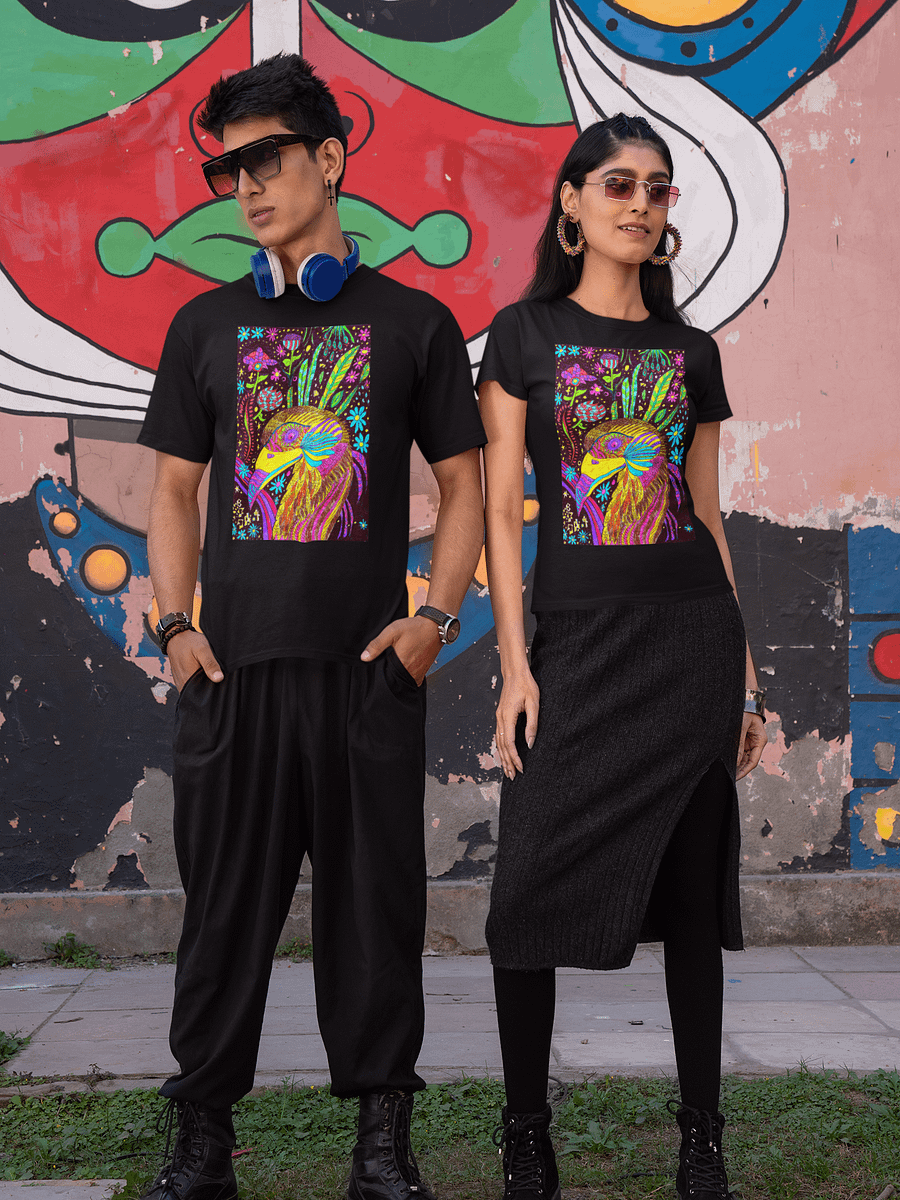 Abstract Psychedelic Bird Unisex T-Shirt product image (8)
