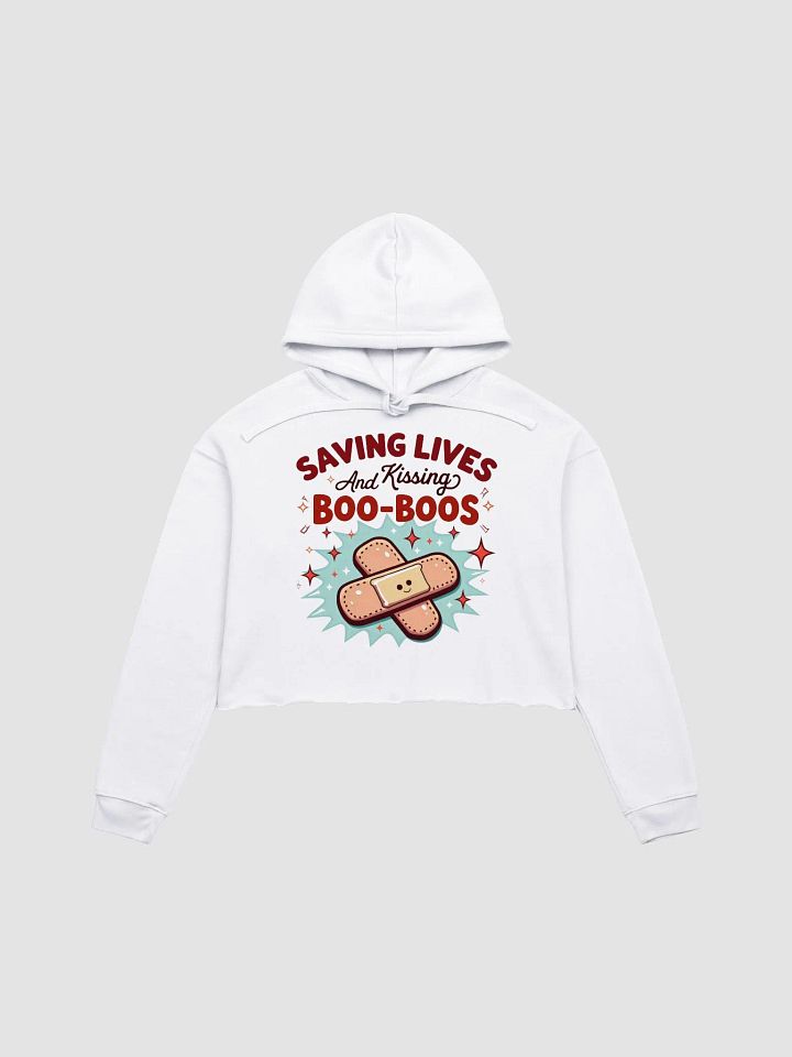 Boo-Boo Kisses Cropped Hoodie product image (5)