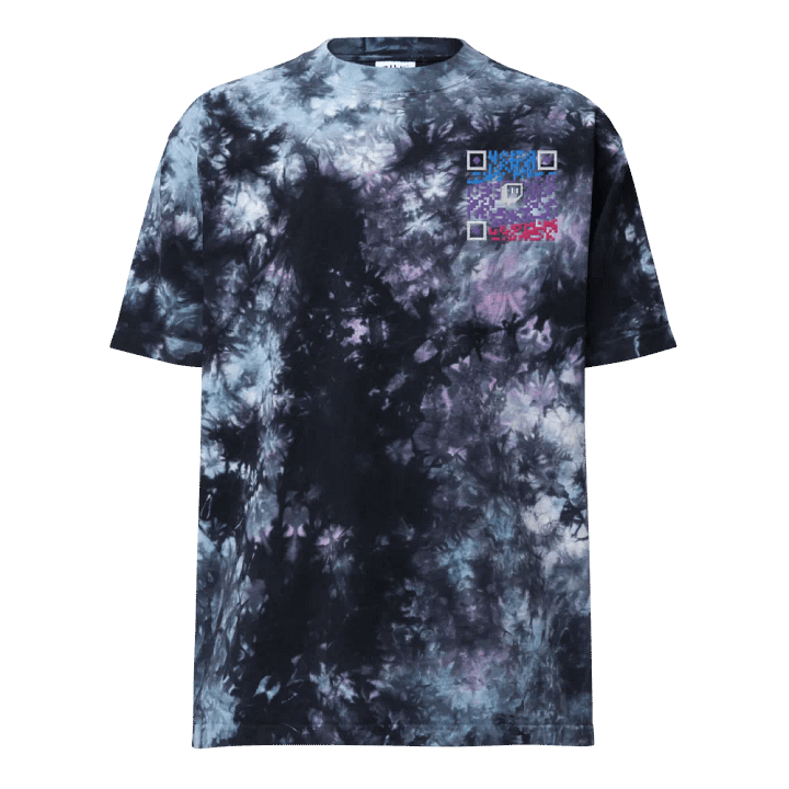 MA Twitch QR Code Tie-Dye Tee product image (1)