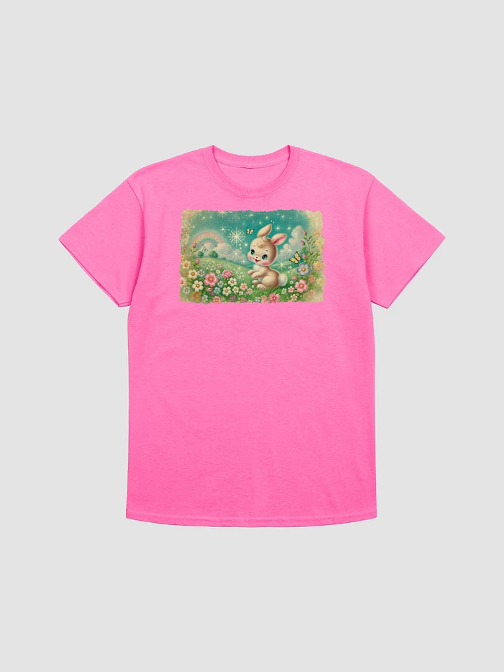 Bunny Rainbow Adult Unisex T-Shirt product image (2)